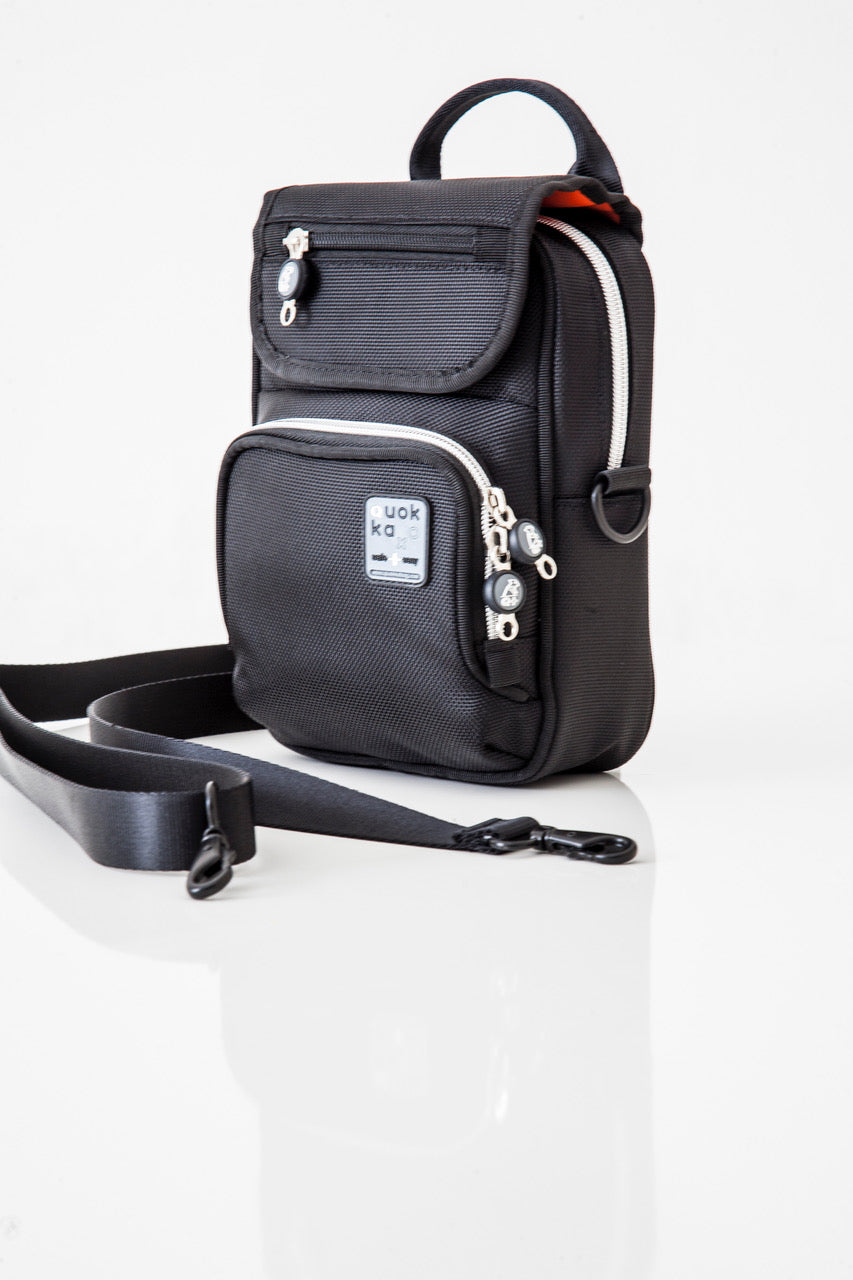 QUOKKA Rollstuhltasche vertikal mit Gurt