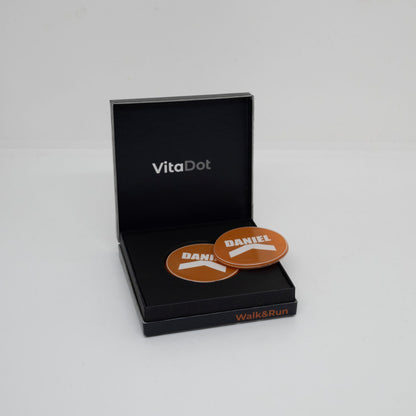 Boîte de présentation VitaDot Walk&amp;Run avec 5 paires