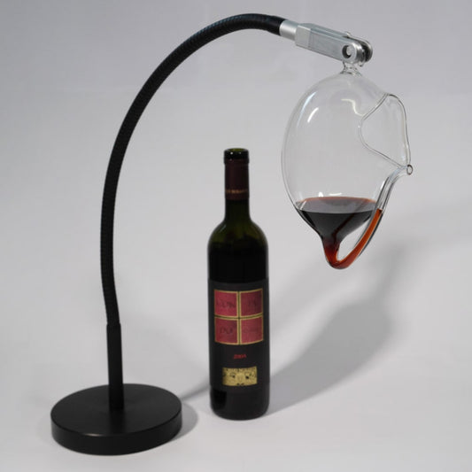 Handsfree Weinglas mit Ständer als Set